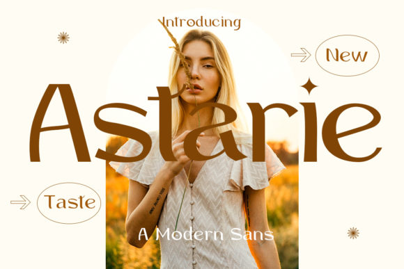 Astarie: A Modern Display Font for Polished Branding