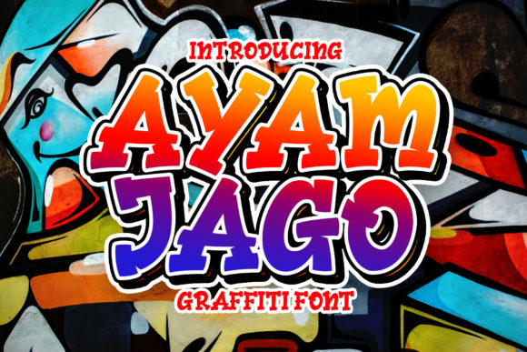 Ayam Jago: A Graffiti-Inspired Display Font for Creative Projects