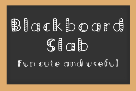 Blackboard Slab: A Playful and Versatile Display Font