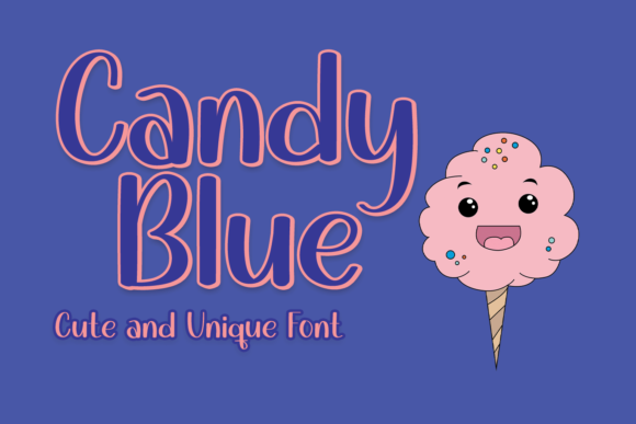 Candy Blue: A Stylish Font for Creative Makers