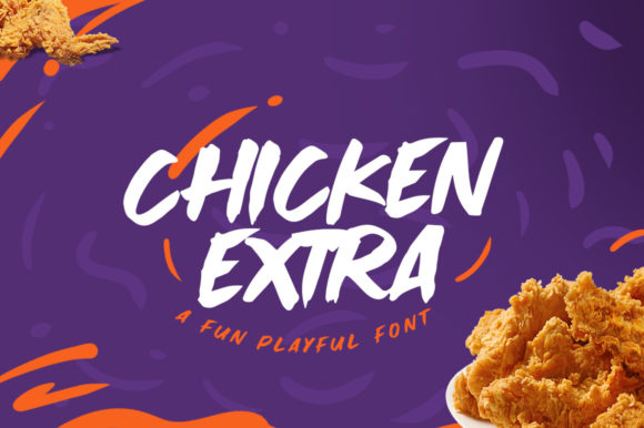 Chicken Extra: A Fun and Retro Display Font for Editorial Design