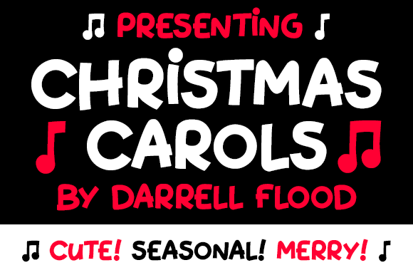 Christmas Carols: A Festive and Fun Display Font for Your Next Project