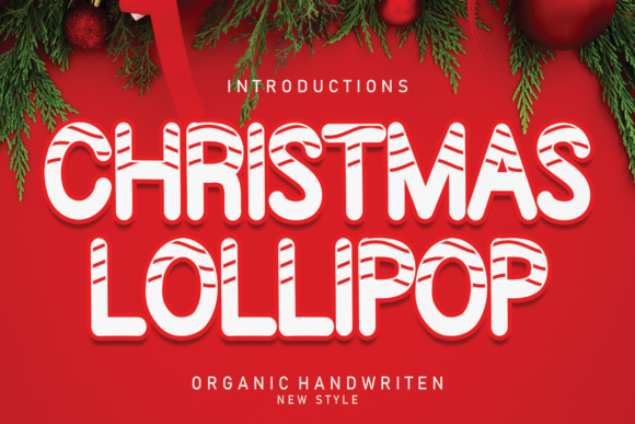 Christmas Lollipop: A Charming Font for Creative Makers