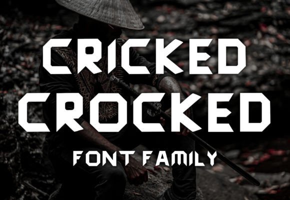 Cricked Crocked: A Bold and Stylish Display Font for Modern Campaigns