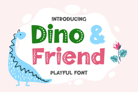 Dino Friend: A Charming Display Font for Web Design