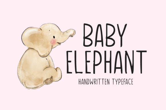 Discover Baby Elephant: A Fresh and Dainty Display Font