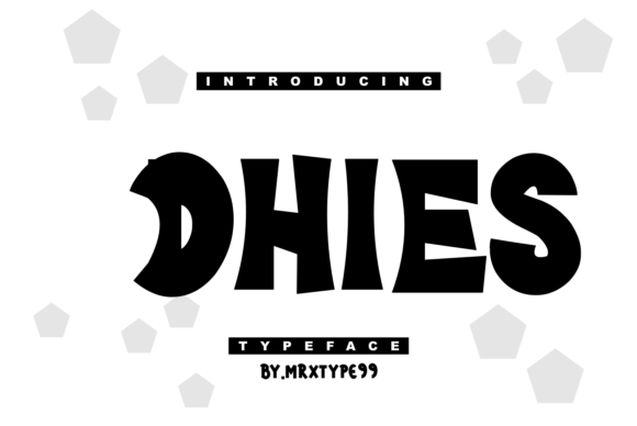 Discover Dhies: A Thick-Lettered and Cool Display Font