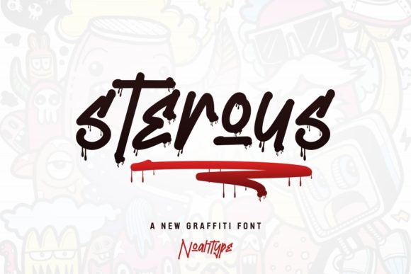 Discover Sterous: The Creative Graffiti Font for Bold Campaigns