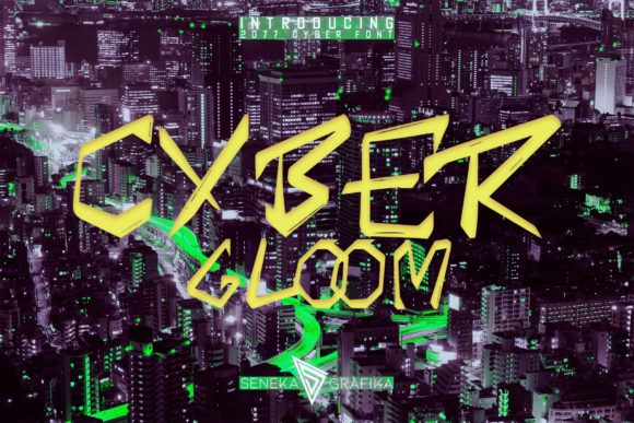Discover the Dark Elegance of Cyber Gloom Font