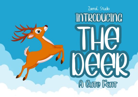 Discover The Deer: A Fun and Playful Display Font