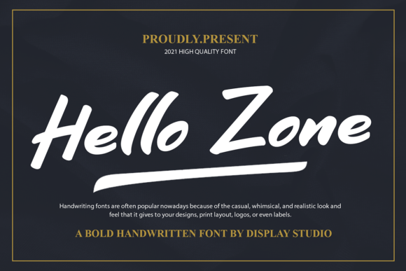 Enhance Your Brand with Hello Zone Font