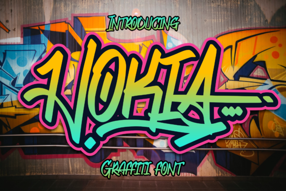 Enhance Your Brand with Hokia Graffiti Display Font