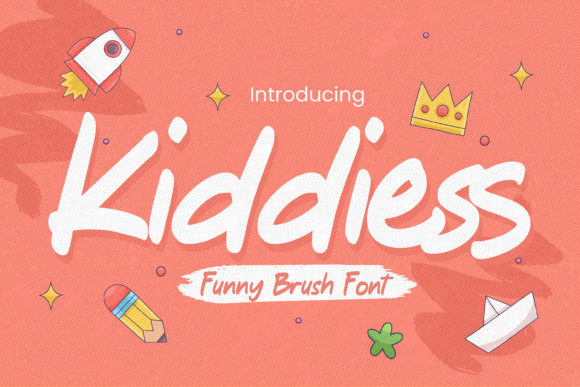 Enhance Your Brand with Kiddiess: A Playful Brush Font
