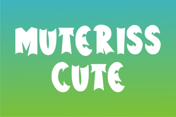 Enhance Your Brand with Muteriss Cute Font