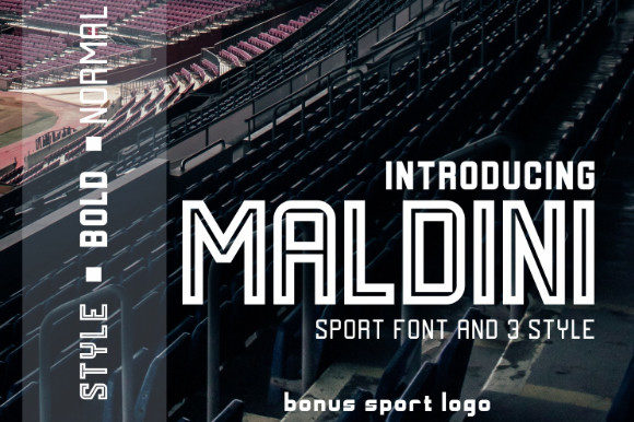 Explore Maldini: A Modern and Sporty Display Font