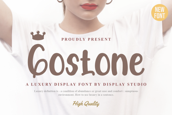 Gostone: The Luxurious Display Font for Impactful Campaigns
