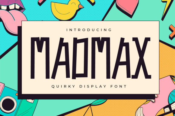 Madmax: A Quirky and Bold Display Font for Creative Projects