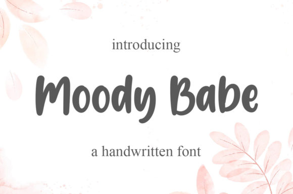 Moody Babe: A Versatile Display Font for Creative Projects