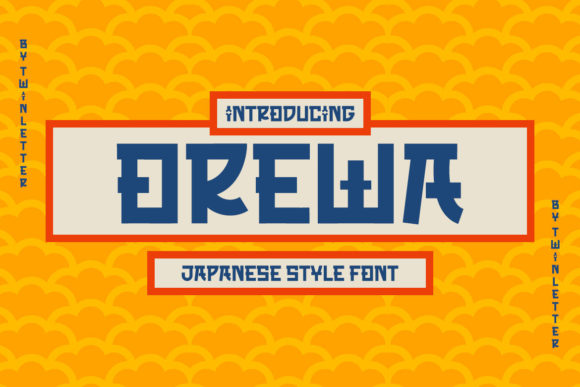 Orewa: A Fresh and Unique Display Font