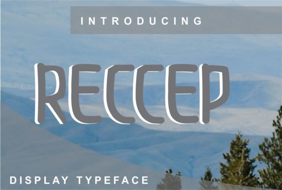 Reccep: A Clean and Adaptable Display Font for Makers