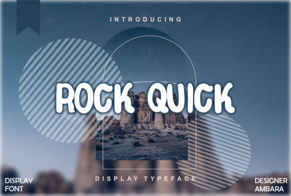 Rock Quick: A Fun and Adaptable Display Font for Creative Projects