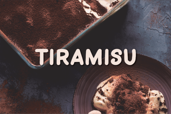 Tiramisu: A Unique Display Font for Creative Campaigns