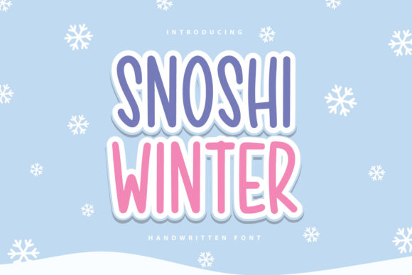 Transform Your Brand with Snoshi Winter Font