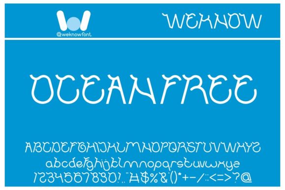 Unlock Creativity with Ocean Free: A Versatile Display Font