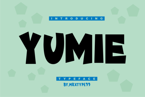 Yumie: A Thick-Lettered Display Font for Bold Editorial Design